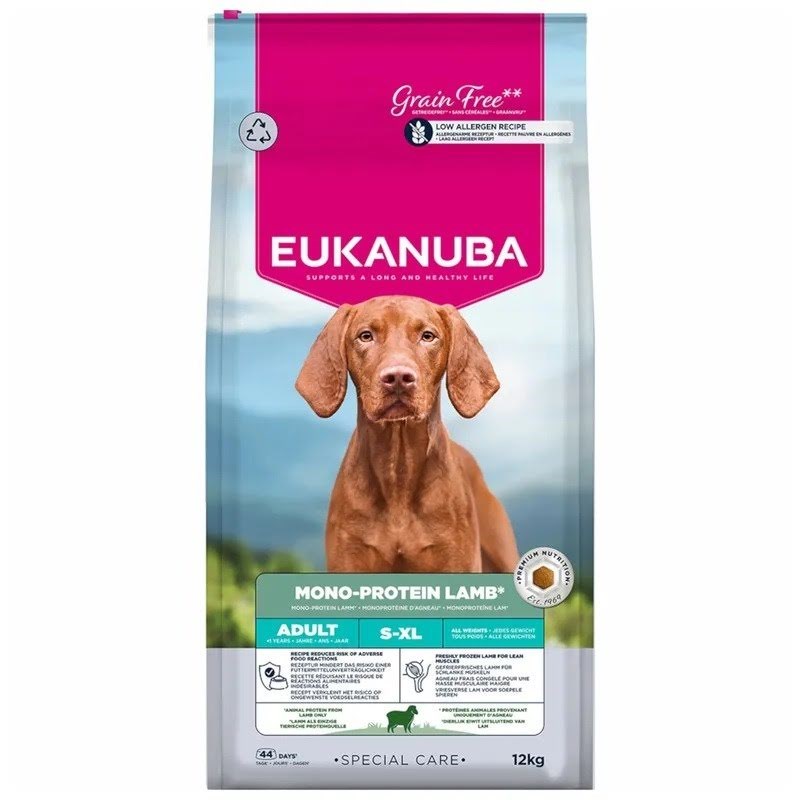 Eukanuba Special Care Mono-protein Adult Lamm Mono - Trockenfutter Für Hunde - 12kg