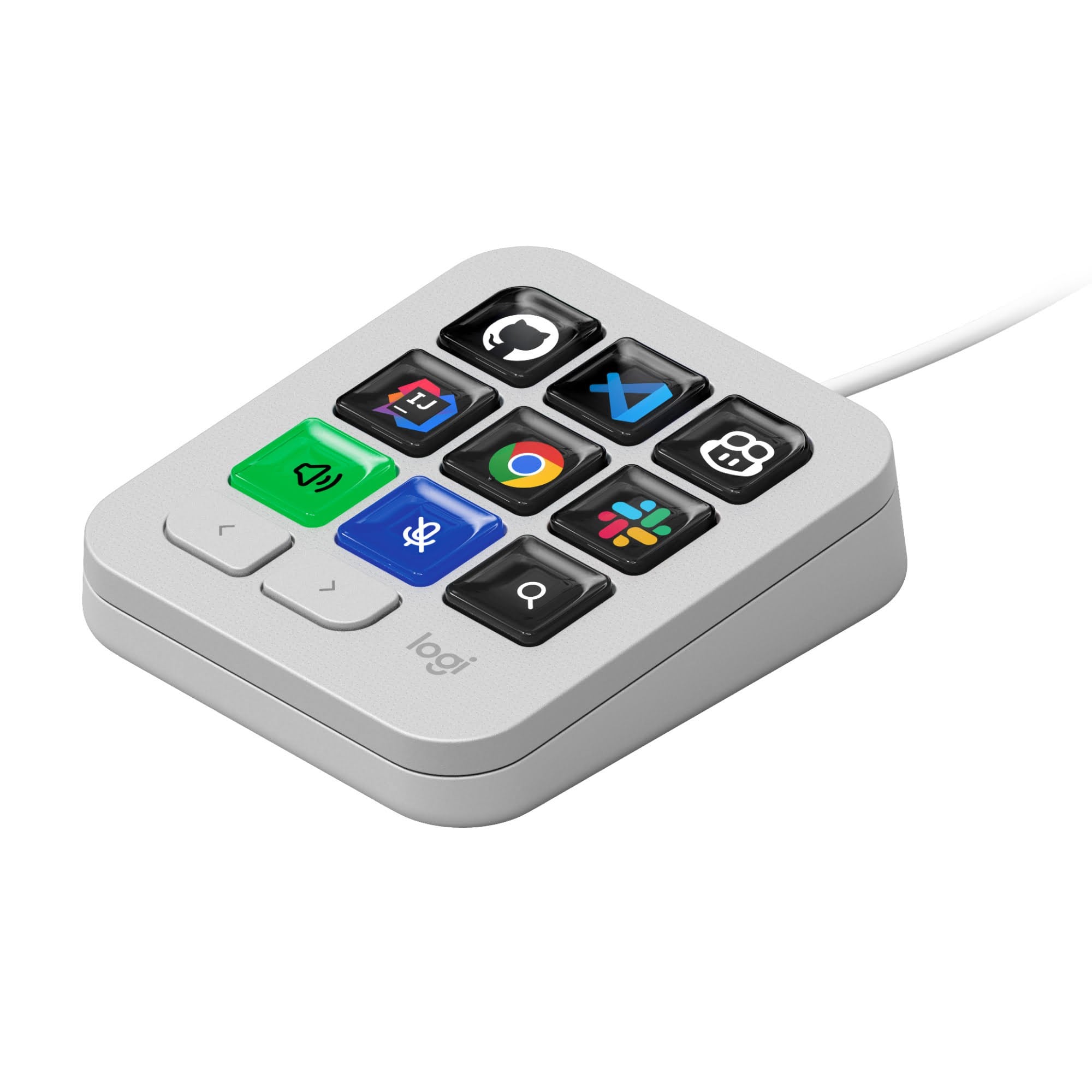 Logitech MX Keypad - Pale Grey - Streamingausruestung 5099206133570