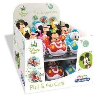 Clementoni Pull & Go Cars Disney - Display 18-asst - Spielzeugauto