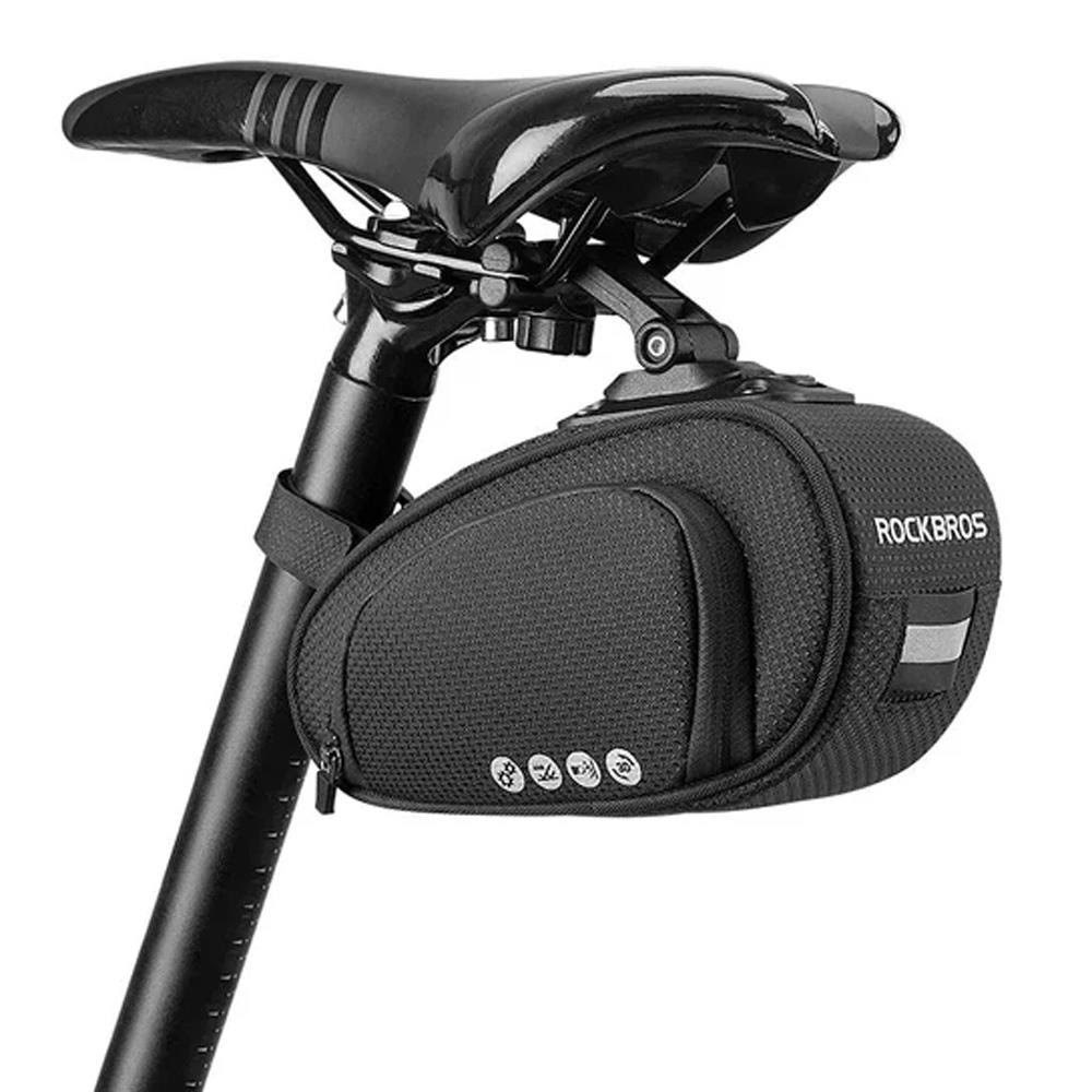 Rockbros C40 Bicycle Bag Under The Saddle - Black - Fahrradzubehoer