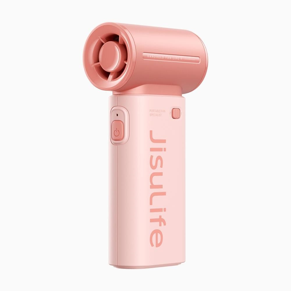 Jisulife Handheld Fan Life9 5000mah Portable Mini Blower Usb Fan - Pink - Klima Ventilatoren Klimaanlage