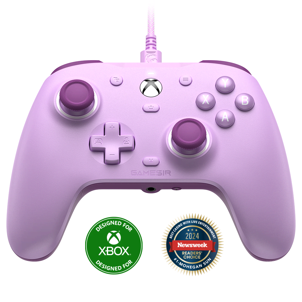 Gamesir G7 Pro Multiplatform Gamepad - Purple (Tmr Sticks Hall-effect Triggers) Xbox Licensed - Wireless Controller - Microsoft Xbox One X - Gaming 