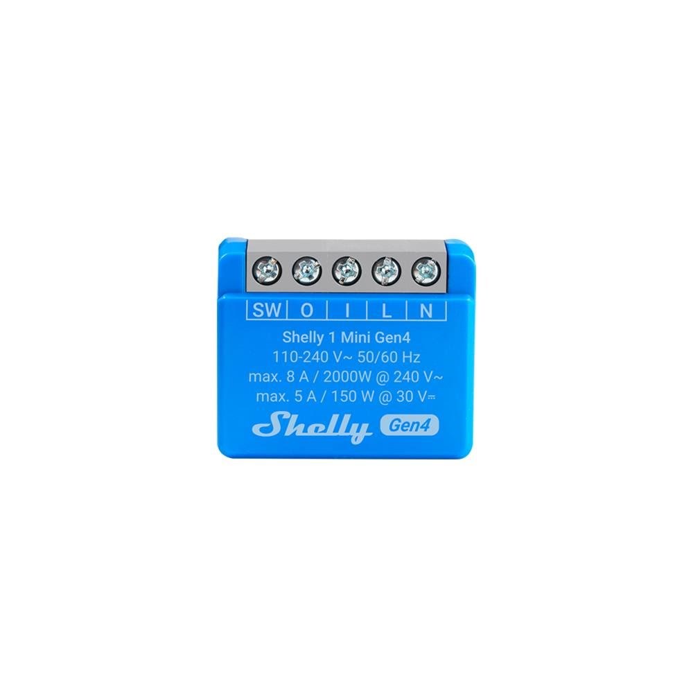 Shelly 1 Mini Gen4 - Wlan- Und Zigbee-relais, Trockenkontakte - Smart Home Shelly_1_Mini Gen4