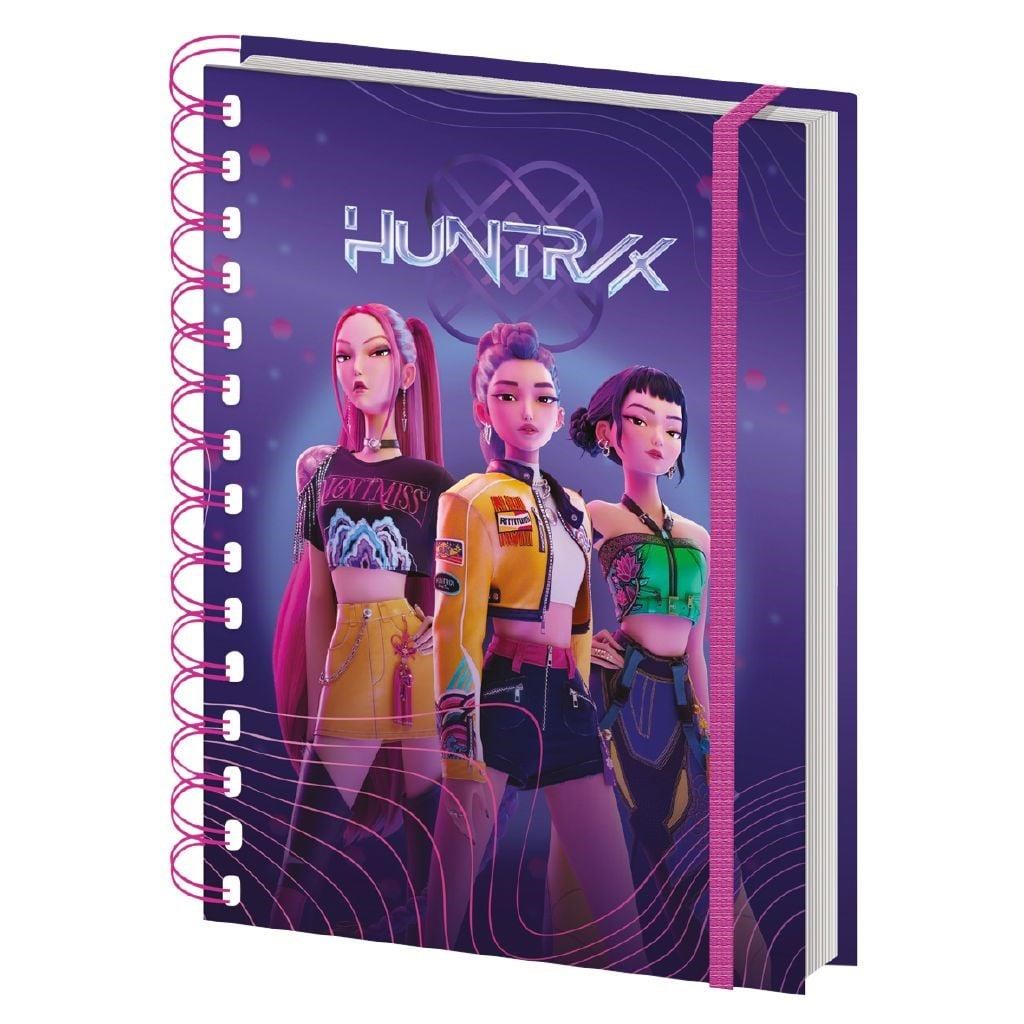 Pyramid K-pop Demon Hunters (Huntrix) A4 Wiro Notebook - Bloecke Formulare Und Notizbuecher