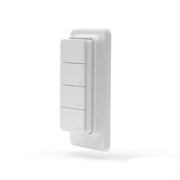 Shelly Blu RC Button 4 ZB White - Bluetooth & Zigbee 4-kanal-fernbedienung - Smart Home