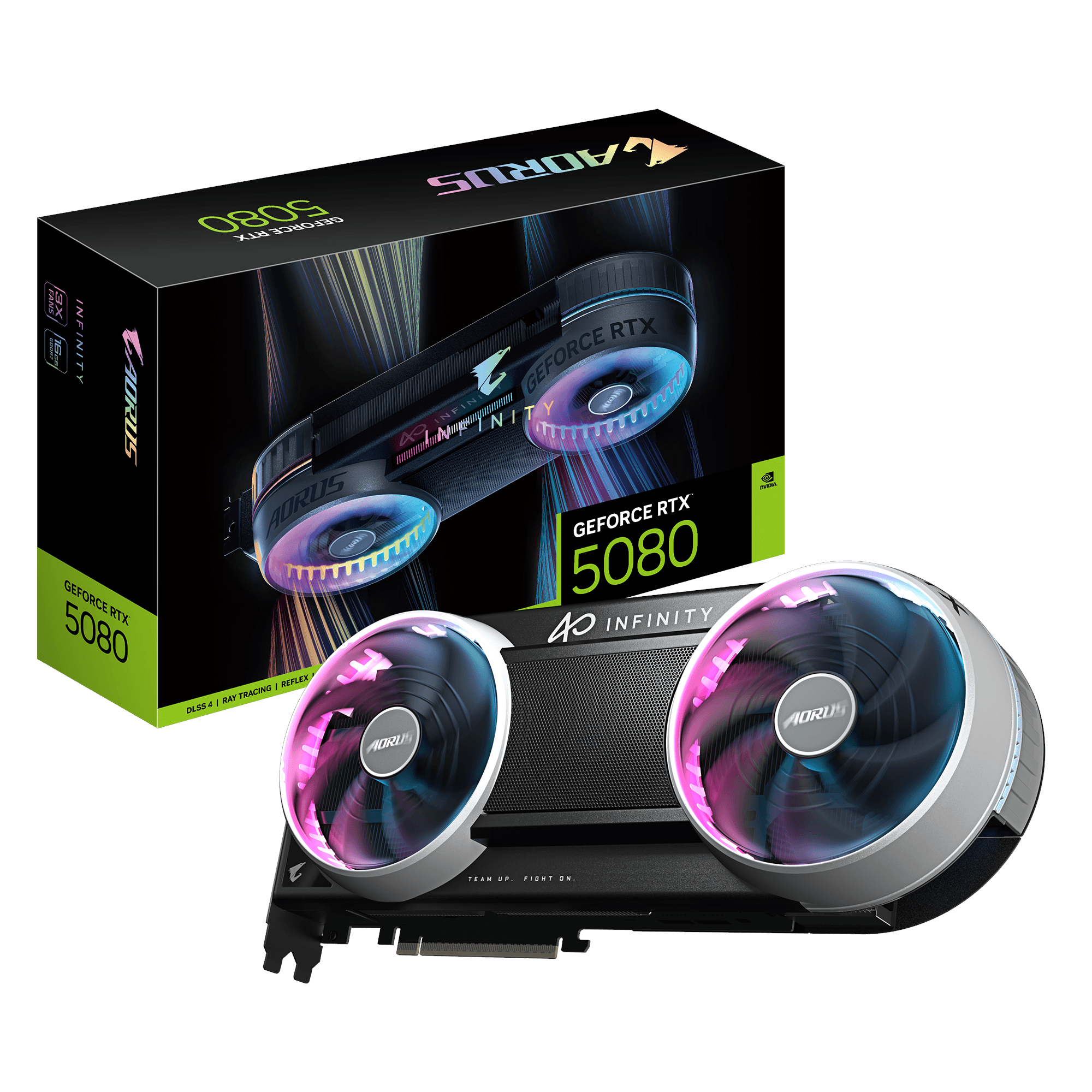 Gigabyte Geforce Rtx 5080 Aorus Infinity - 16gb Gddr7 Ram - Grafikkarte