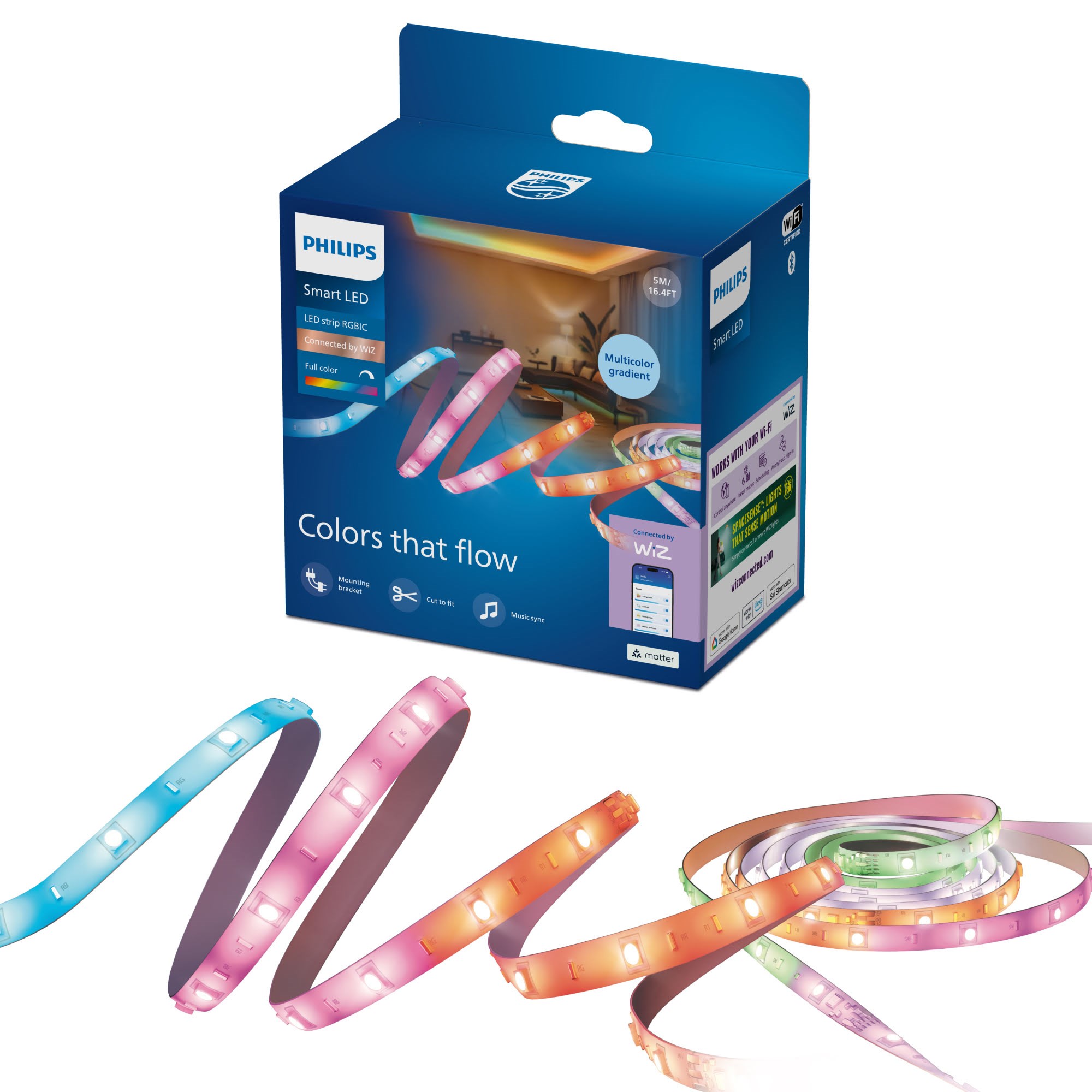 Philips Smart Lighting Rgbic Led-strip 10 m - Smart Home
