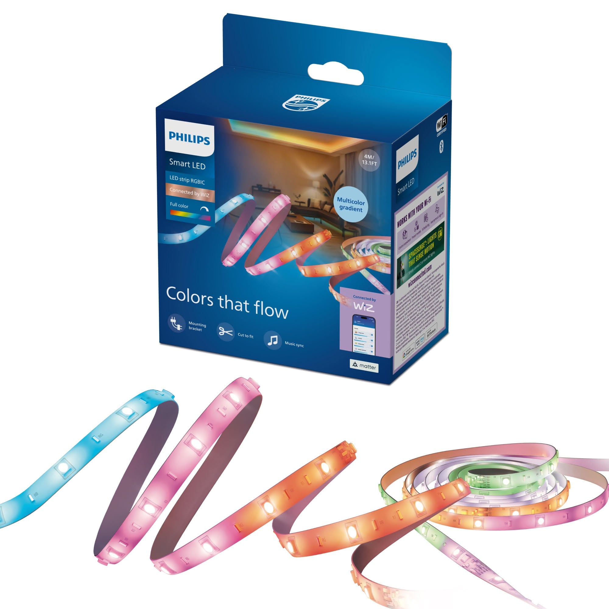 Philips Smart Lighting Rgbic Led-strip 4 m - Smart Home 929004706621
