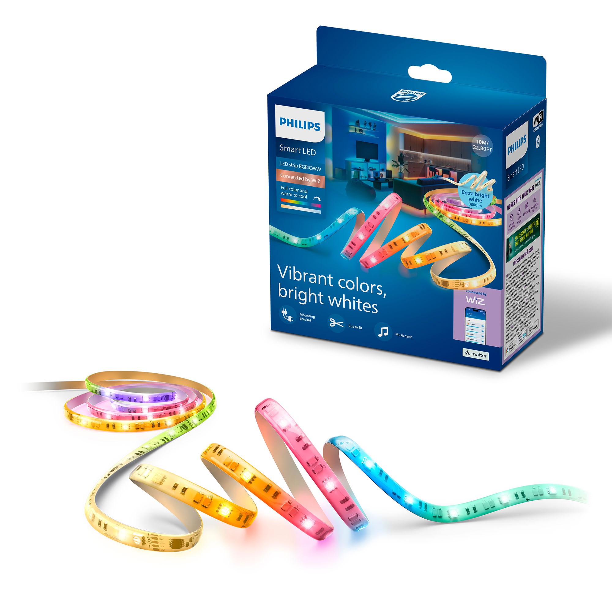 Philips Smart Lighting Rgbicww Led-streifen 10 m - Smart Home 929004710001