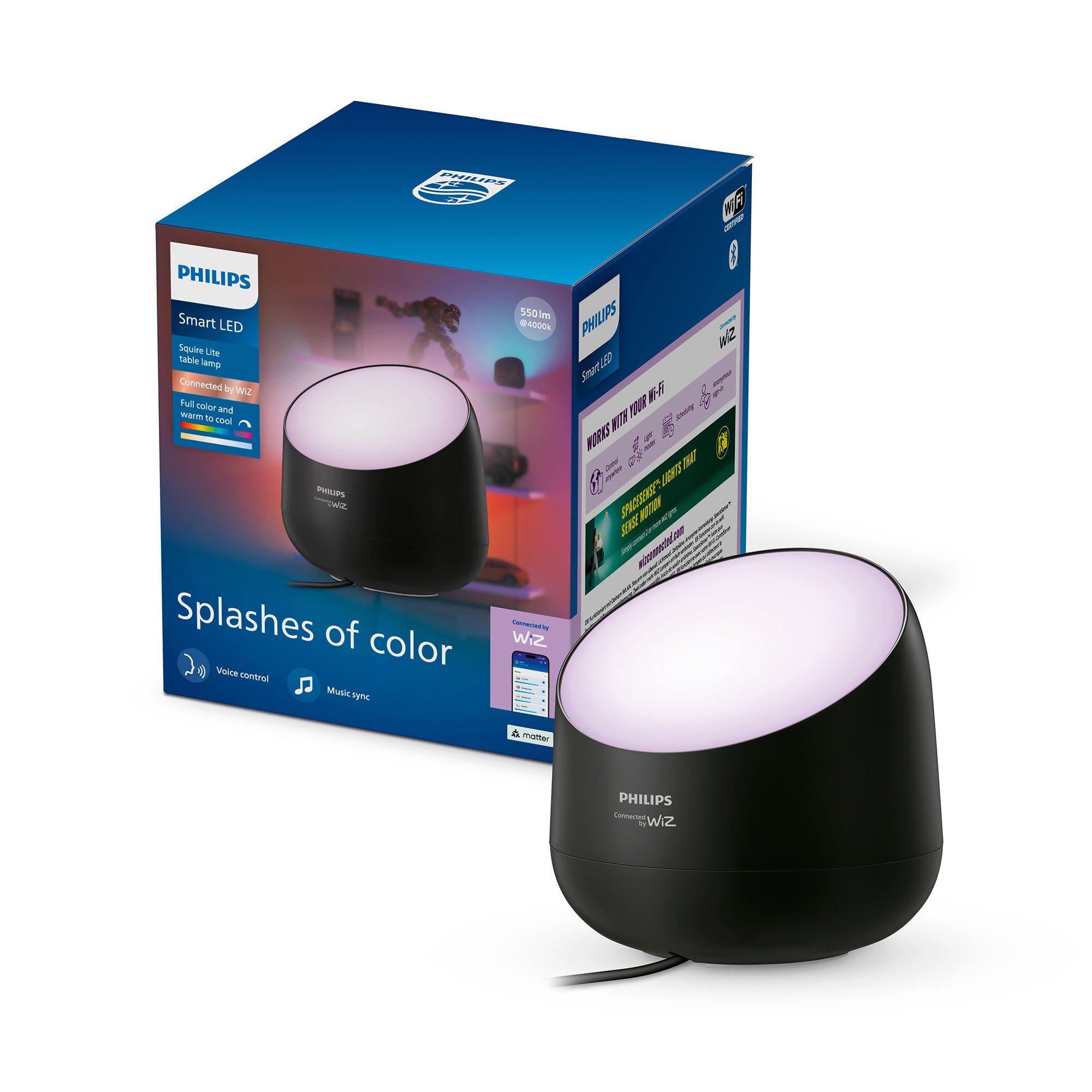 Philips Smart Lighting Squire Tischlampe - Smart Home 929004776021
