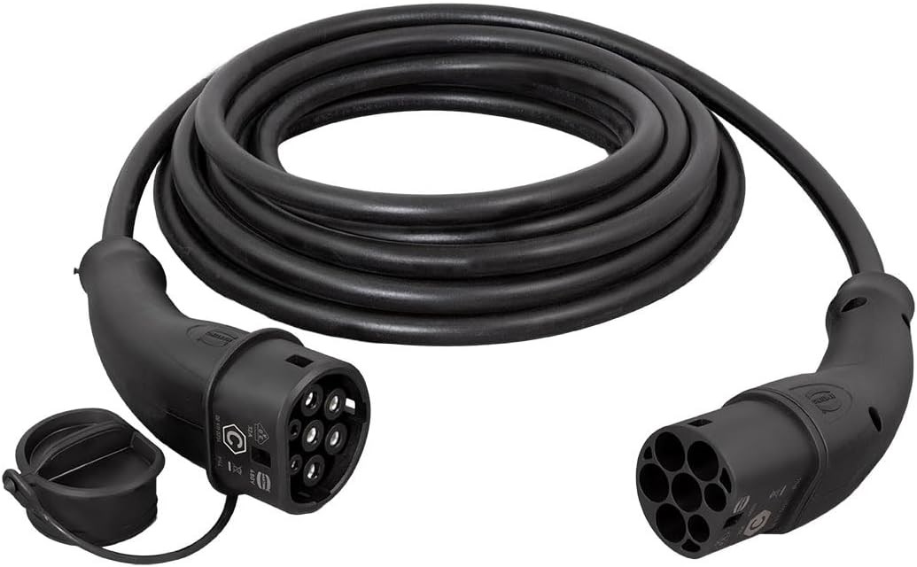 Garo Charging Cable Type 2, 14kw, (3-phase) 20a, Black - 5 m - Aufladen Von Elektroautos