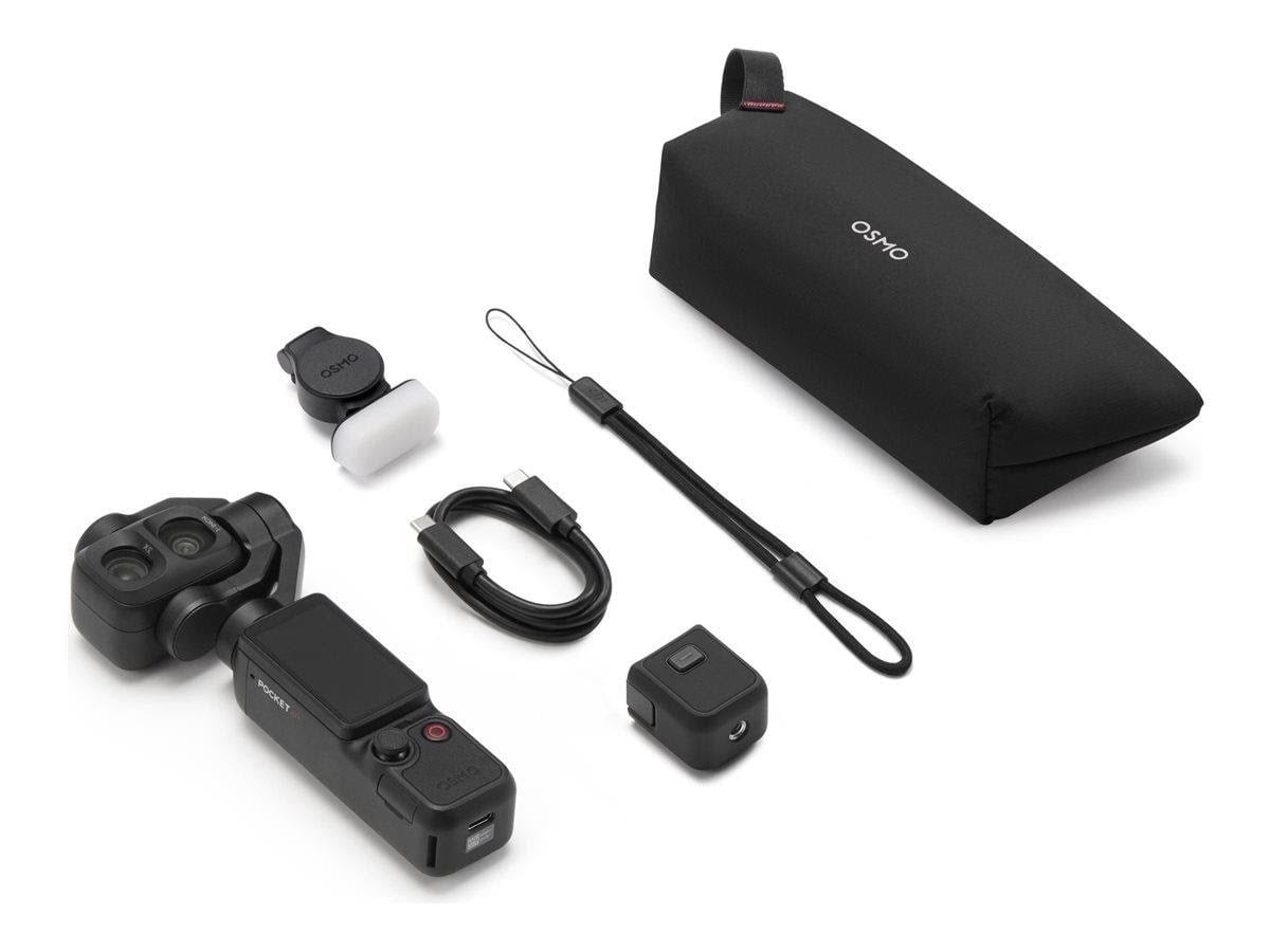 Dji Osmo Pocket 4P Standard Combo - Action Kamera Classic Black CP.OS.00000658.01