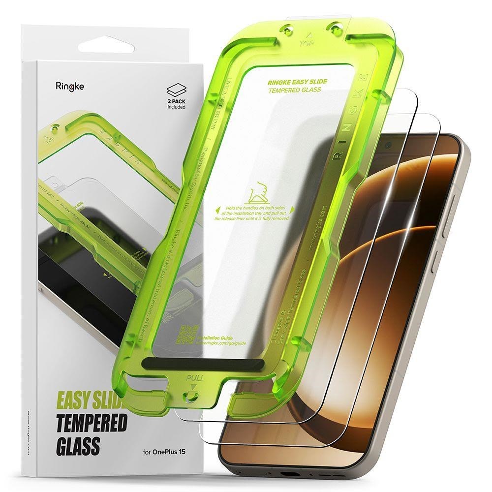 Ringke Easy Slide 2-pack Tempered Glass For Oneplus 15 - Handys Schutzfolie