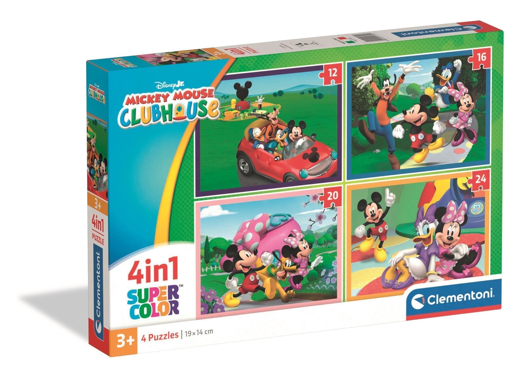 Clementoni 4-in-1 Puzzle Mickey Mouse Club House 2026 2D Puzzles