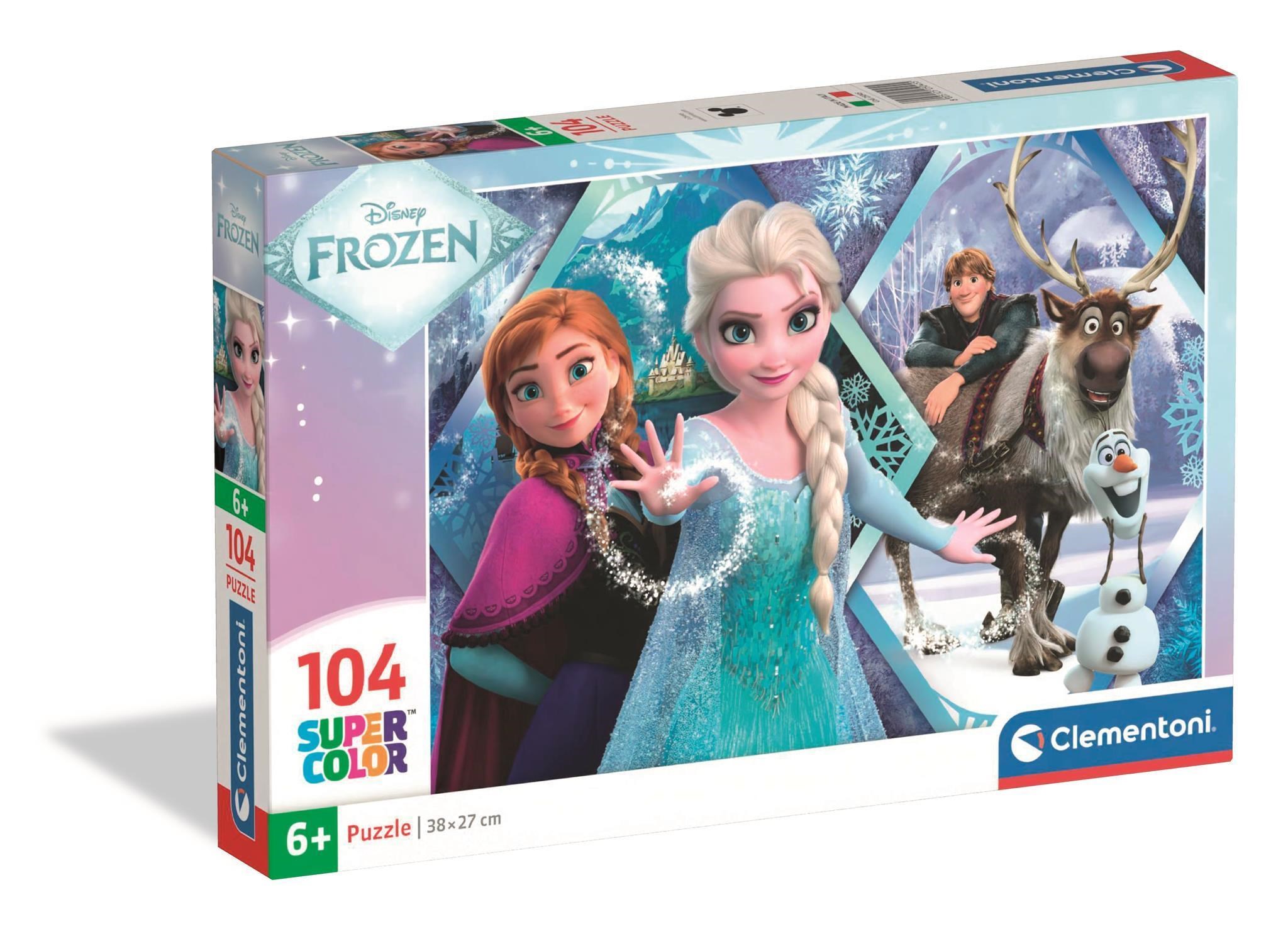 Clementoni Frozen Puzzle, 104 Teile 2D Puzzles