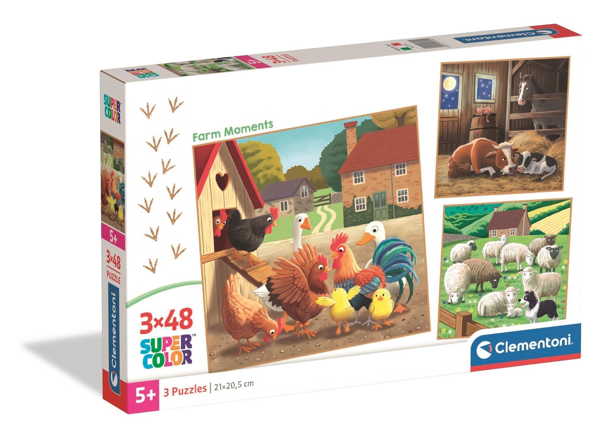 Clementoni Puzzle No, 3x48-teilig 2D Puzzles
