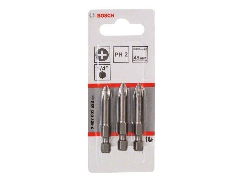 Bosch Screwdriver Bit Set - 3 Pieces - Bohrer Bits 2607001528