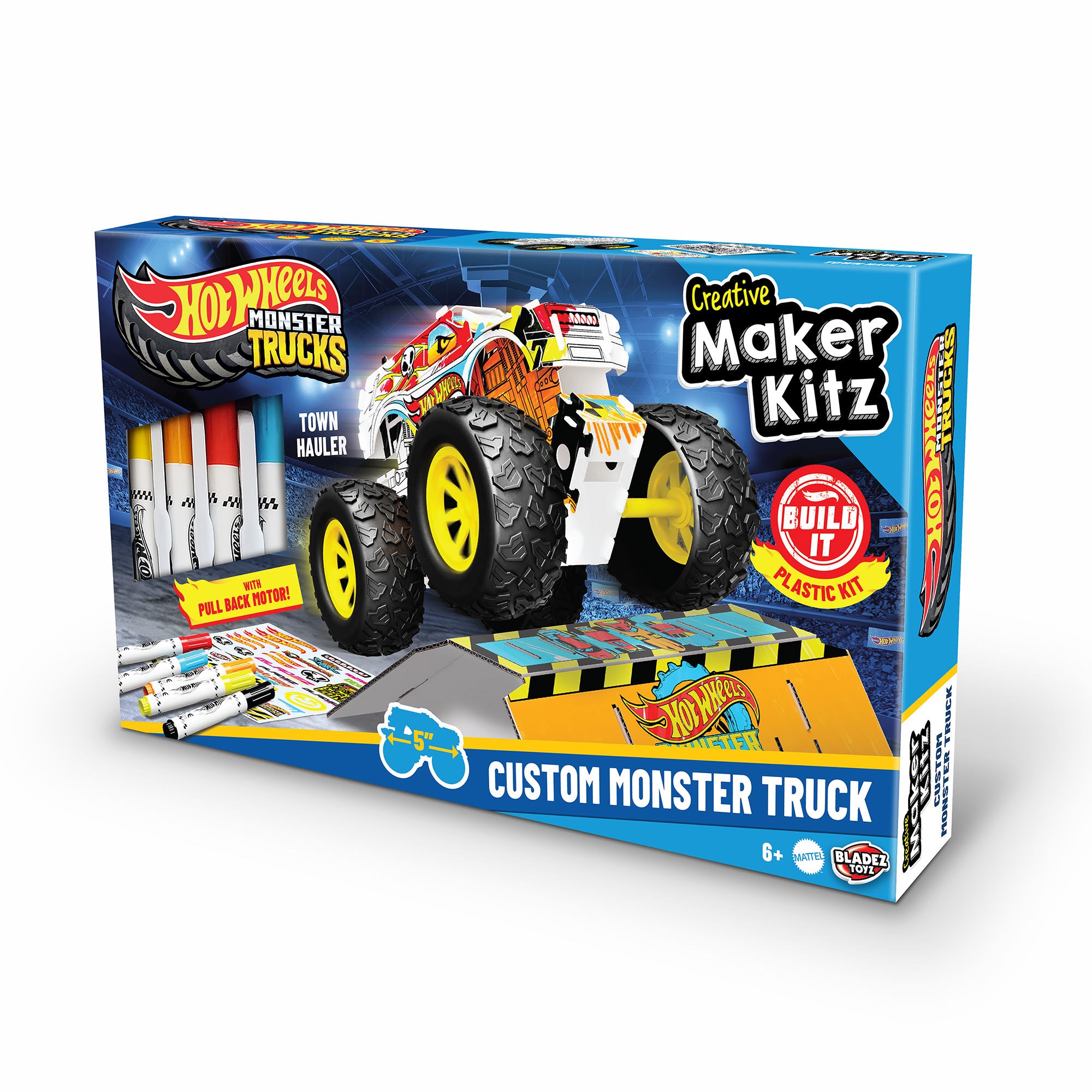 Hot Wheels Creative Maker Kitz Monster Trucks - Kreativ Spiele