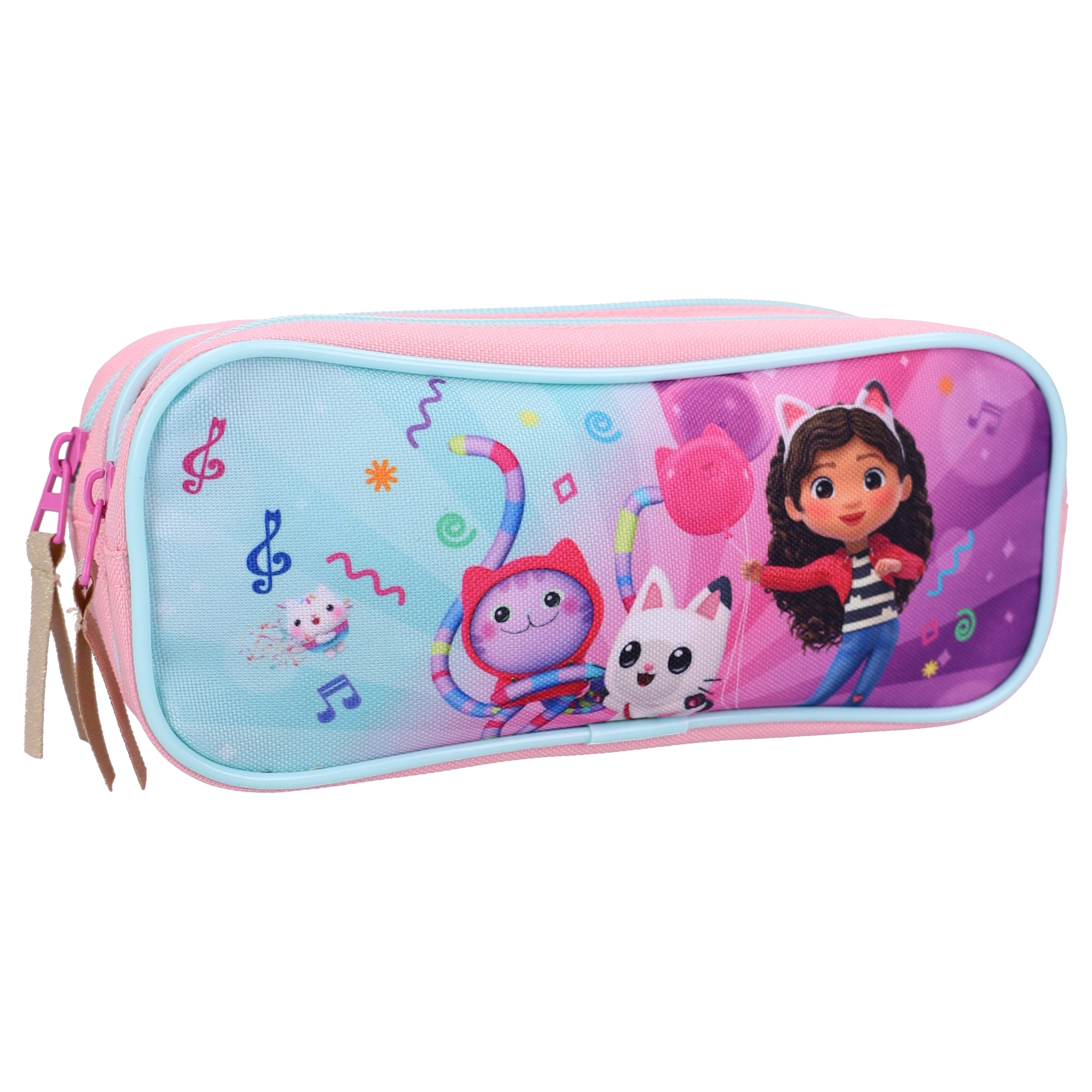 Vadobag Pencil Case Gabby's Dollhouse The Party Starts Meo - Schul Zubehoer 582-01220