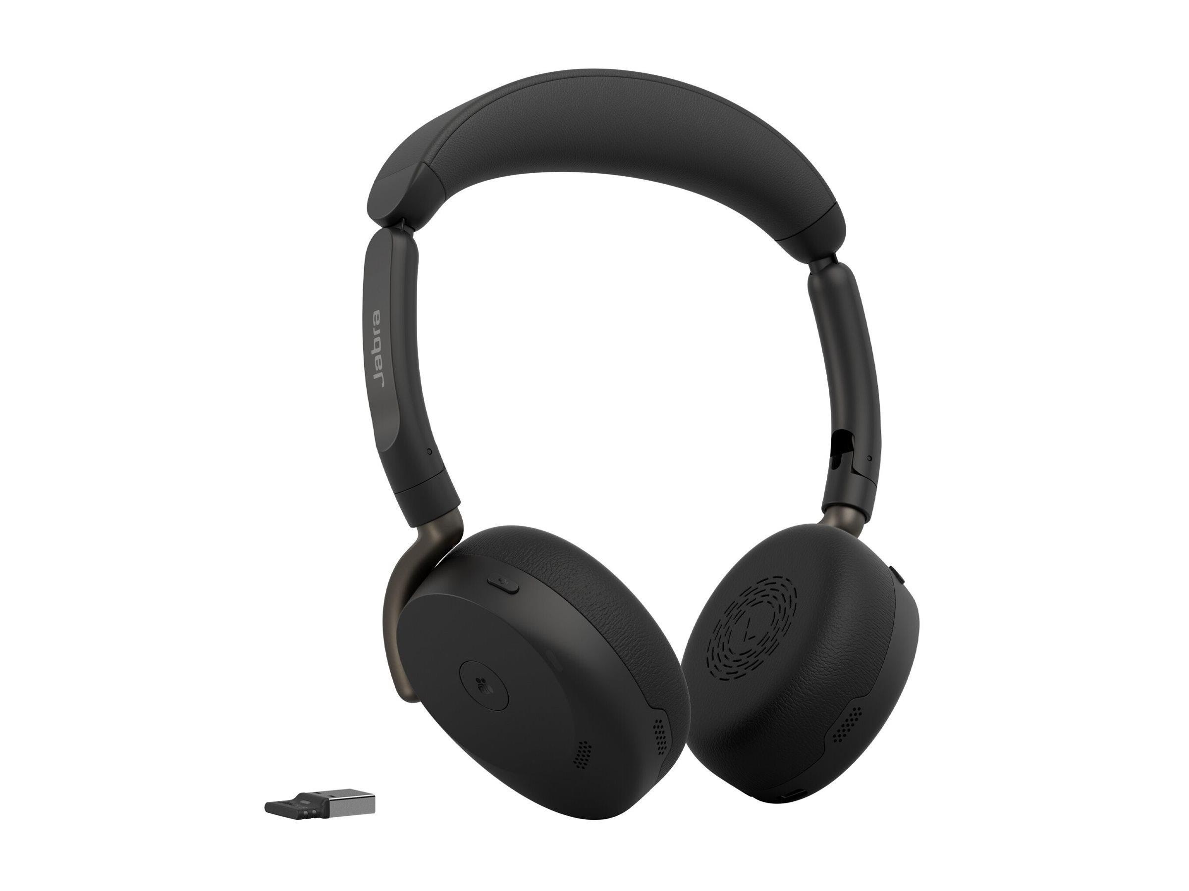 Kopfhörer - Jabra Evolve3 65 Flex MS - Usb-a With Dongle - Black - Kopfhoerer/headsets 36699-999-999