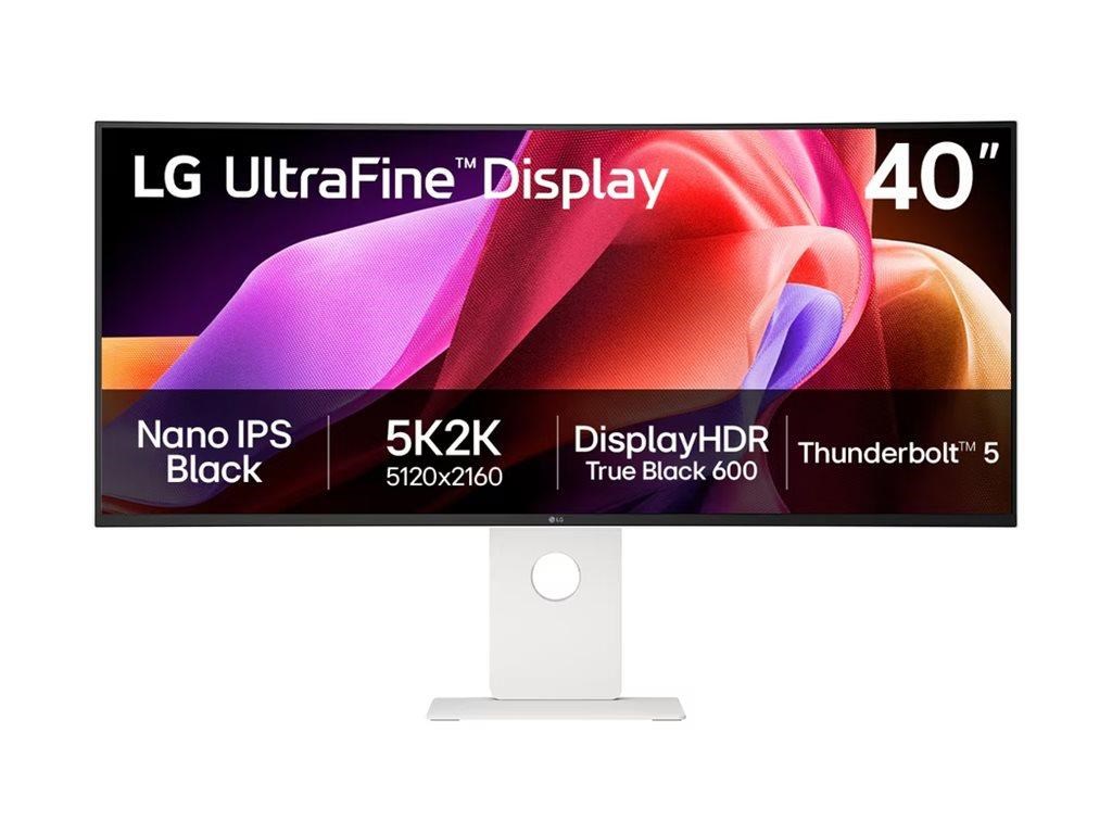 40" LG Ultrafine 40wt95uf-w - Led Monitor - Curved - 5K - Hdr - Bildschirm White