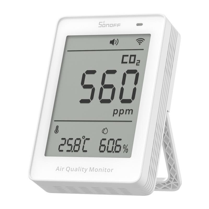 Sonoff Airguard Co2 Sawf-08p Wifi Lcd Luftqualitätsmessgerät - Smart Home