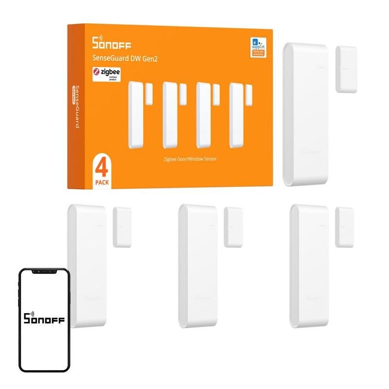 Sonoff Sonoff Snzb-04pr2 Fenster- Und Türsensor, 4er-pack - Smart Home