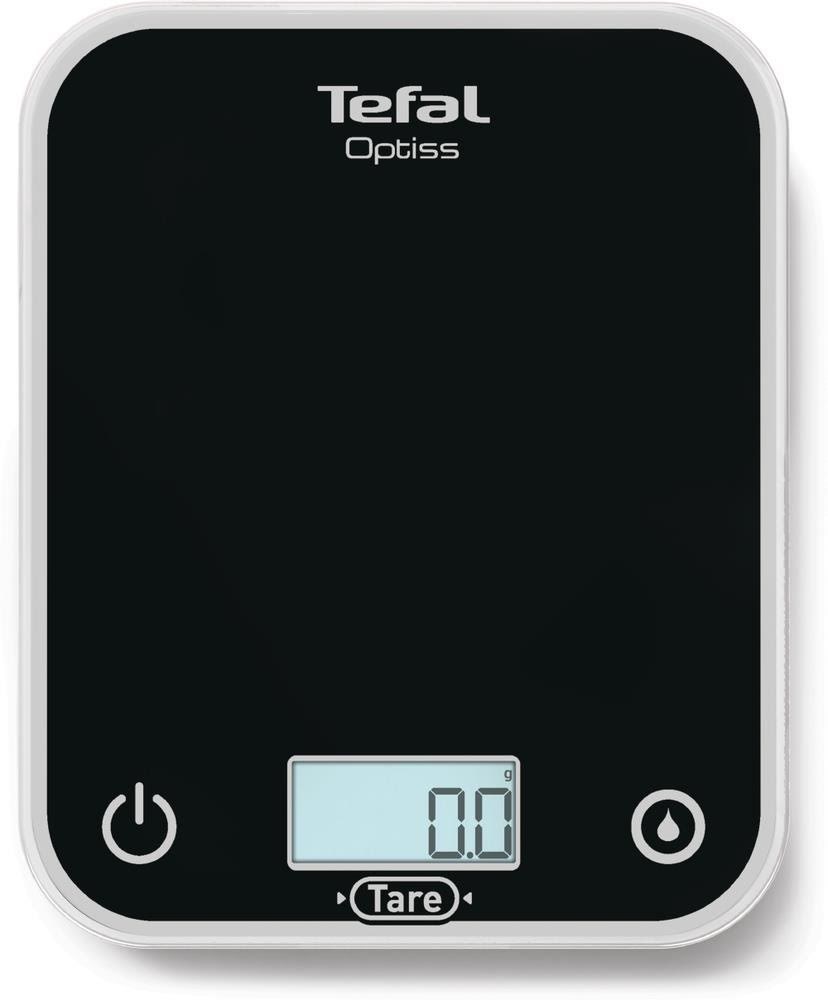 Tefal Küchenwaagen Kitchen Scale Black Optiss - Kuechenwaagen