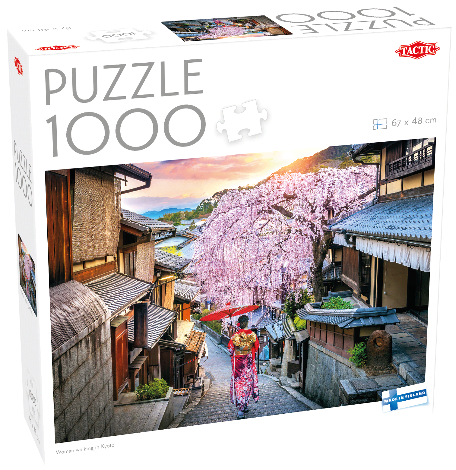 Tactic 1000 Pcs Puzzle: Woman Walking in Kyoto