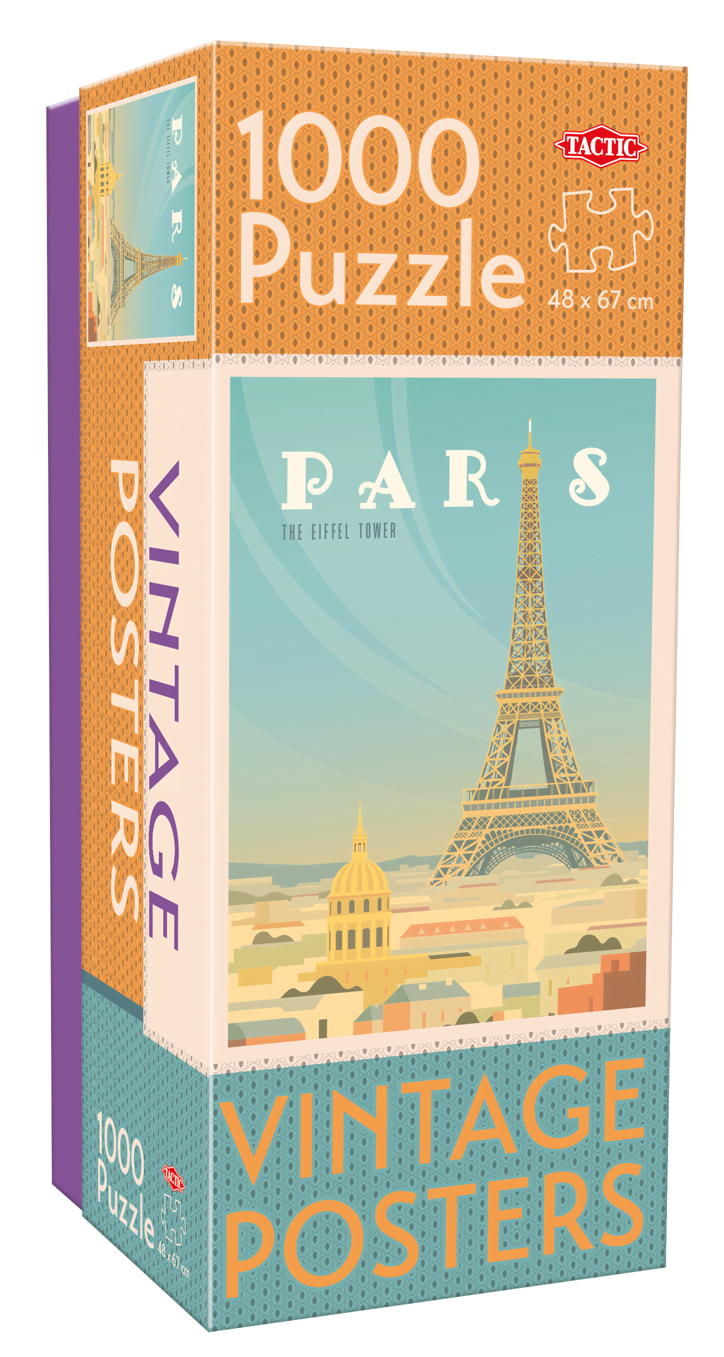 Tactic 1000 Pcs: Vintage Cities: Paris - Puzzle