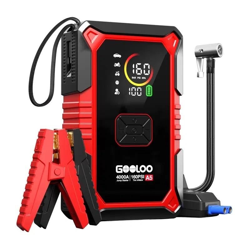 Gooloo A5 2-in-1 Starthilfe Mit Kompressor - Autozubehoer Jsa5