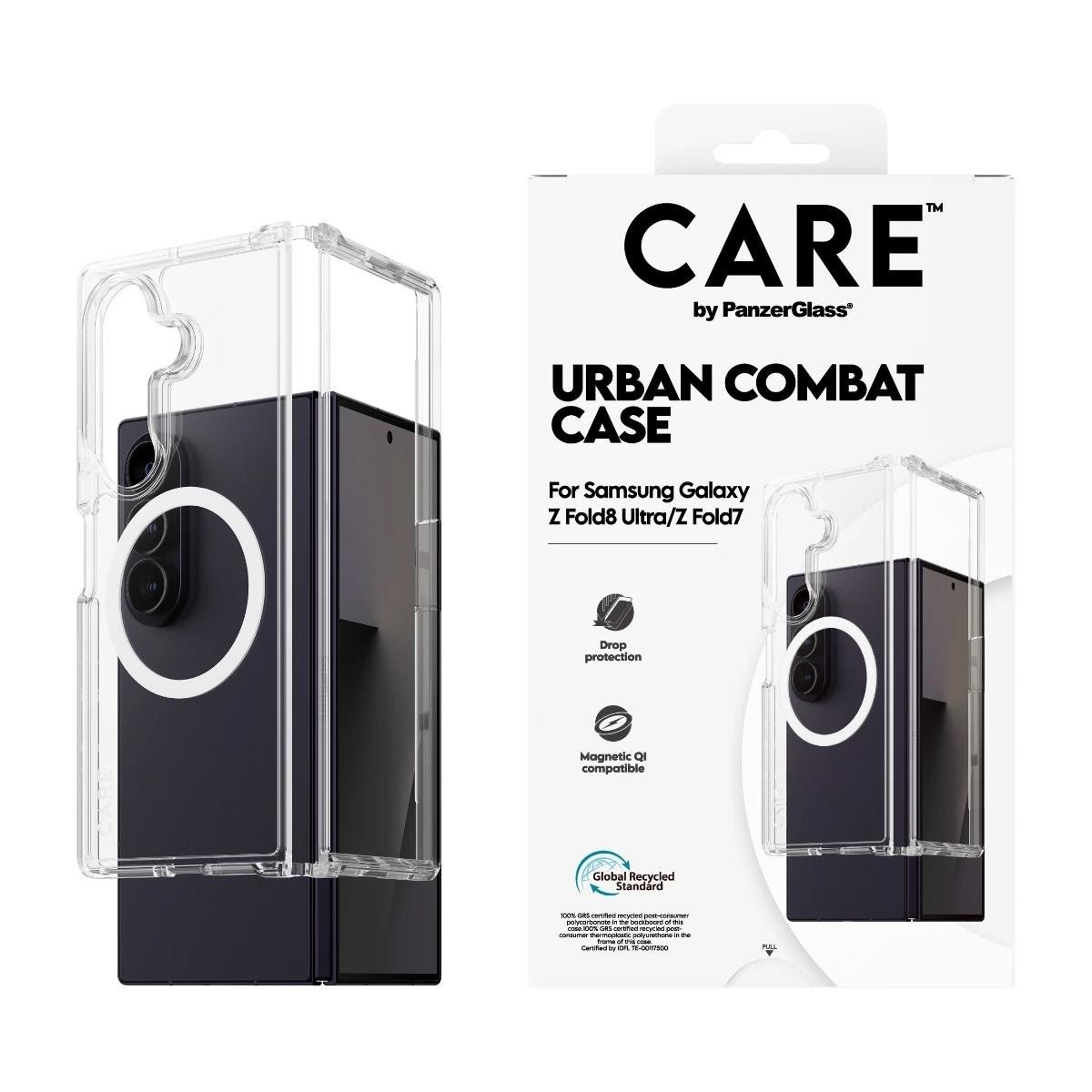 Care by Panzerglass Urban Combat Case Transparent Samsung Galaxy Z Fold8 - Handys Cover Cases