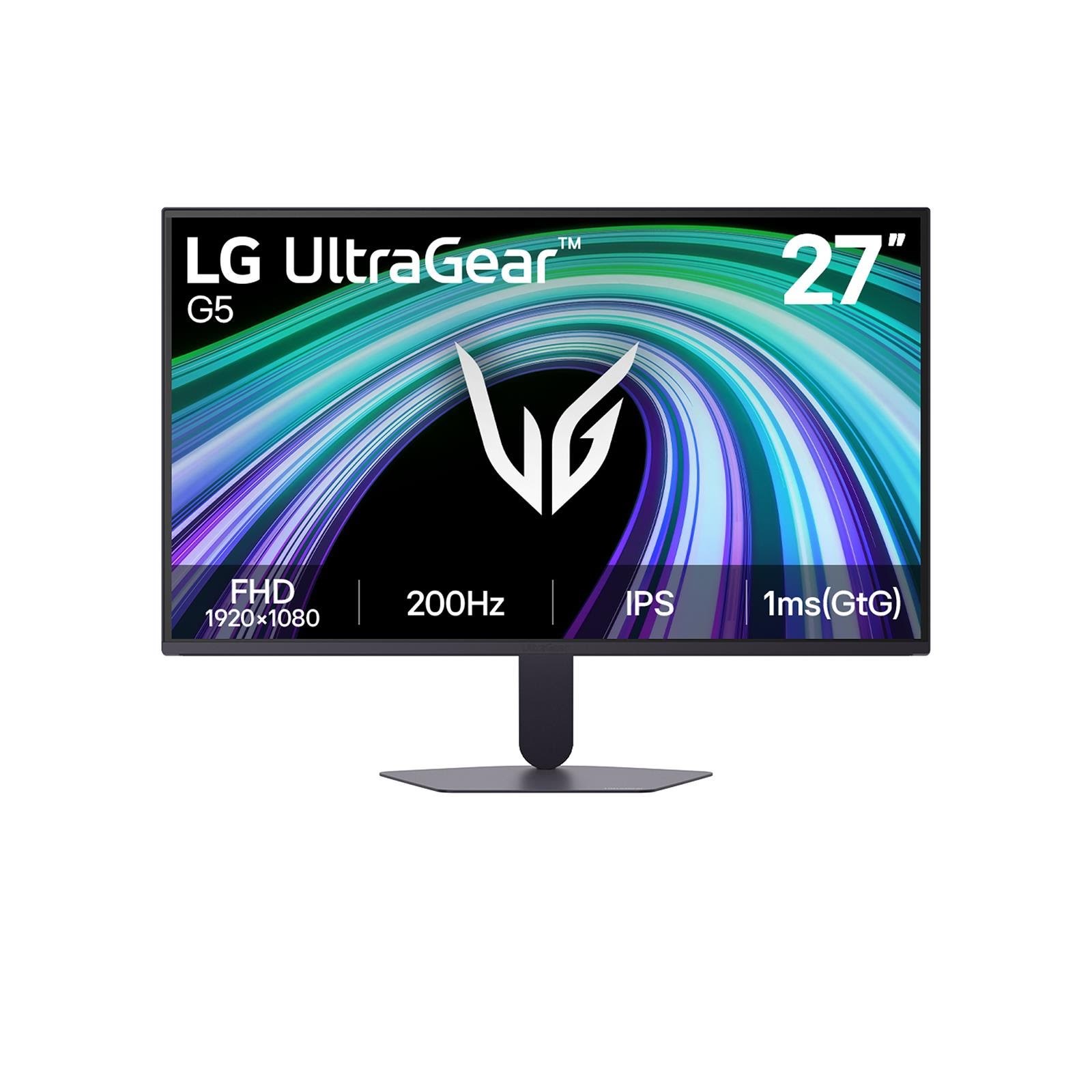 27" LG 27g523b-b Ultragear G5 Gaming Monitor 200hz Fhd 1ms Response Nvidia G-sync Black - Bildschirm