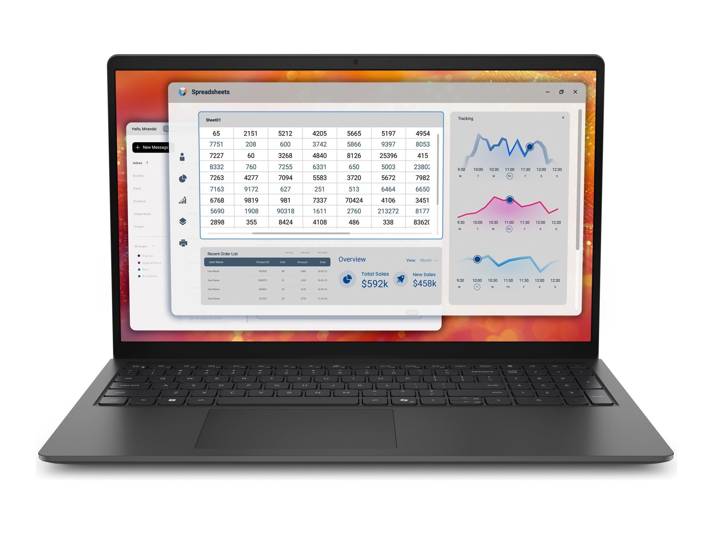 Dell Pro 15 Essential - 15.6" | Ryzen 5 | 16 GB Ram | 512 GB Ssd - Laptops Schwarz 6pfyt
