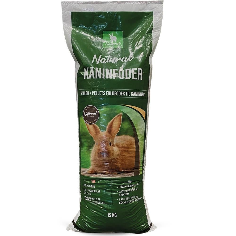 Natural Kaninpiller 15 kg - Nagetiere