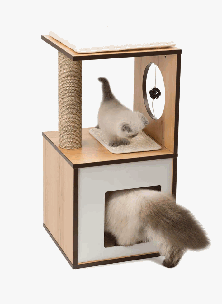 Catit Vesper V-box Small Valdnød 37 x 37 x 72.5 cm - Katzen