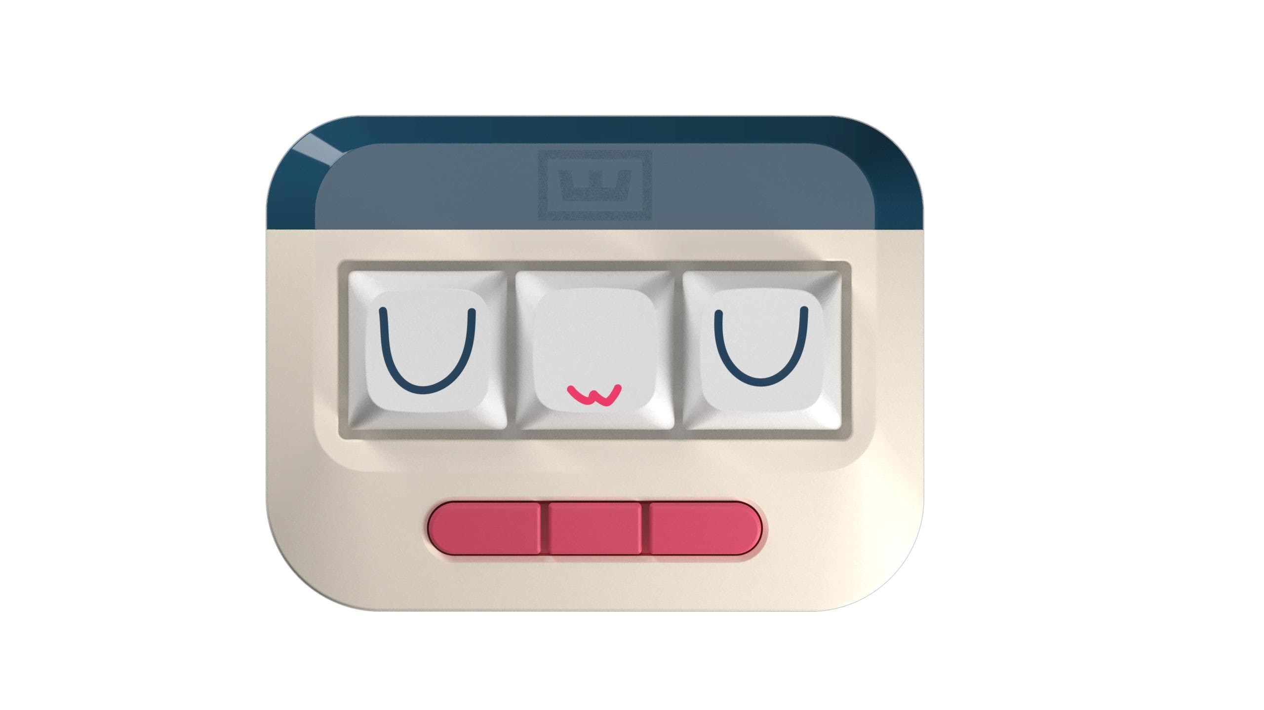 Wooting Uwu - Lekker Tikken Light - Gaming Tastatur (Tkl) - Universal - Beige - Tastaturen