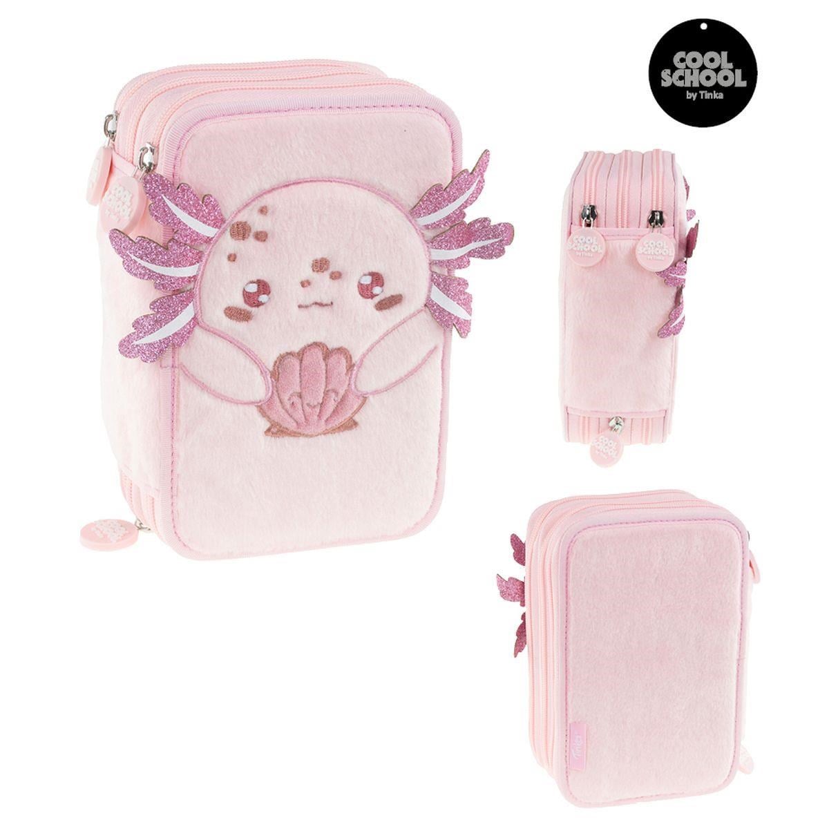Tinka Federmäppchen Dreifach Axolotl Tinka - Schul Zubehoer 8-804216