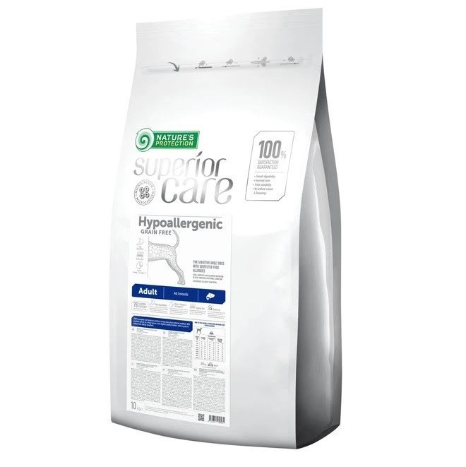 Nature's Protection Superior Care Hypoallergenic Lachs - Trockenfutter Für Hunde - 10kg 4771317457974