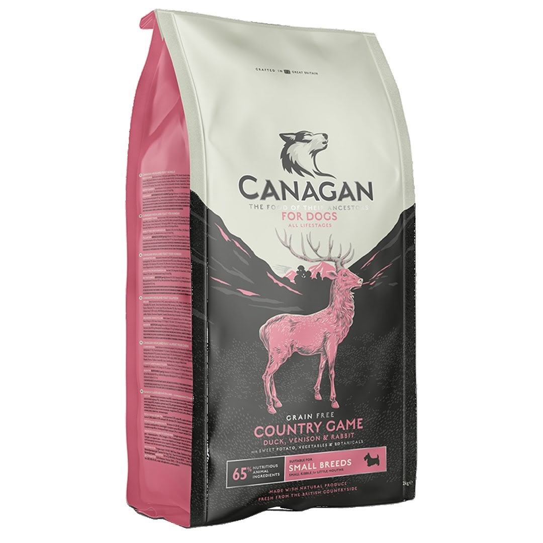 Canagan Country Game Ente, Wild Und Kaninchen - Kleine Rassen - Trockenfutter Für Hunde - 2kg 5029040011550