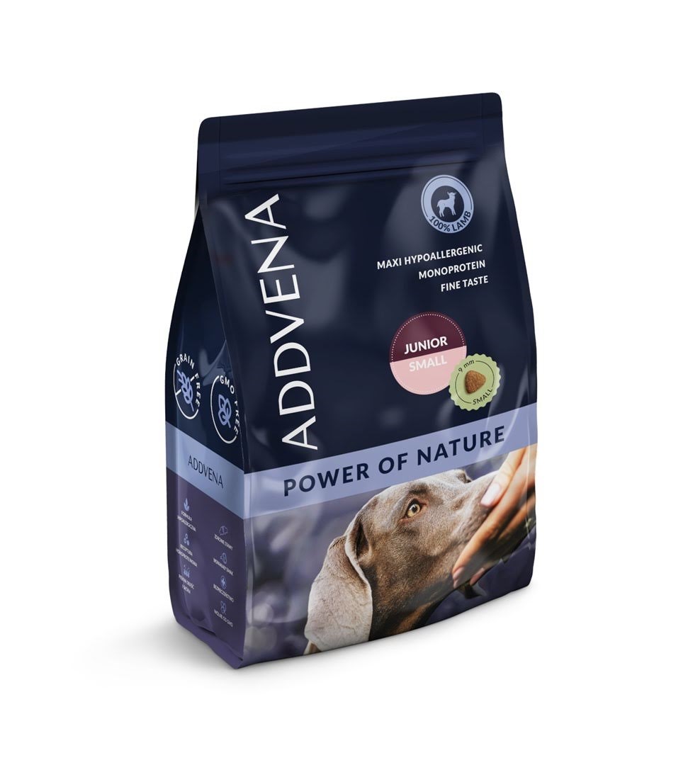 Addvena Power of Nature Junior Small Lamm - Trockenfutter Für Hunde - 10kg