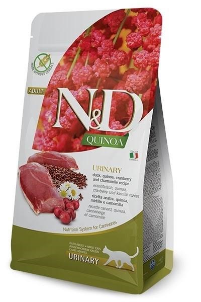 Farmina N&D Cat Quinoa Urinary Ente 5 KG - Katzen Pnd0500038