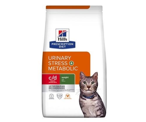 Hill's Feline C/d Urinary Stress + Metabolic - Trockenfutter Für Katzen - 3 kg 052742043814