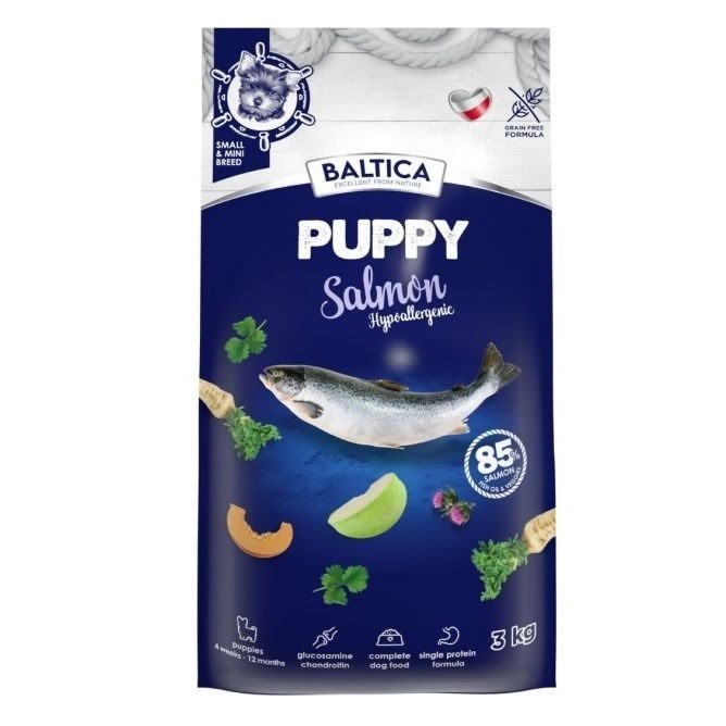 Baltica Excellent Puppy Salmon Hypoallergenic Small Breeds - Trockenfutter Für Hunde - 3kg