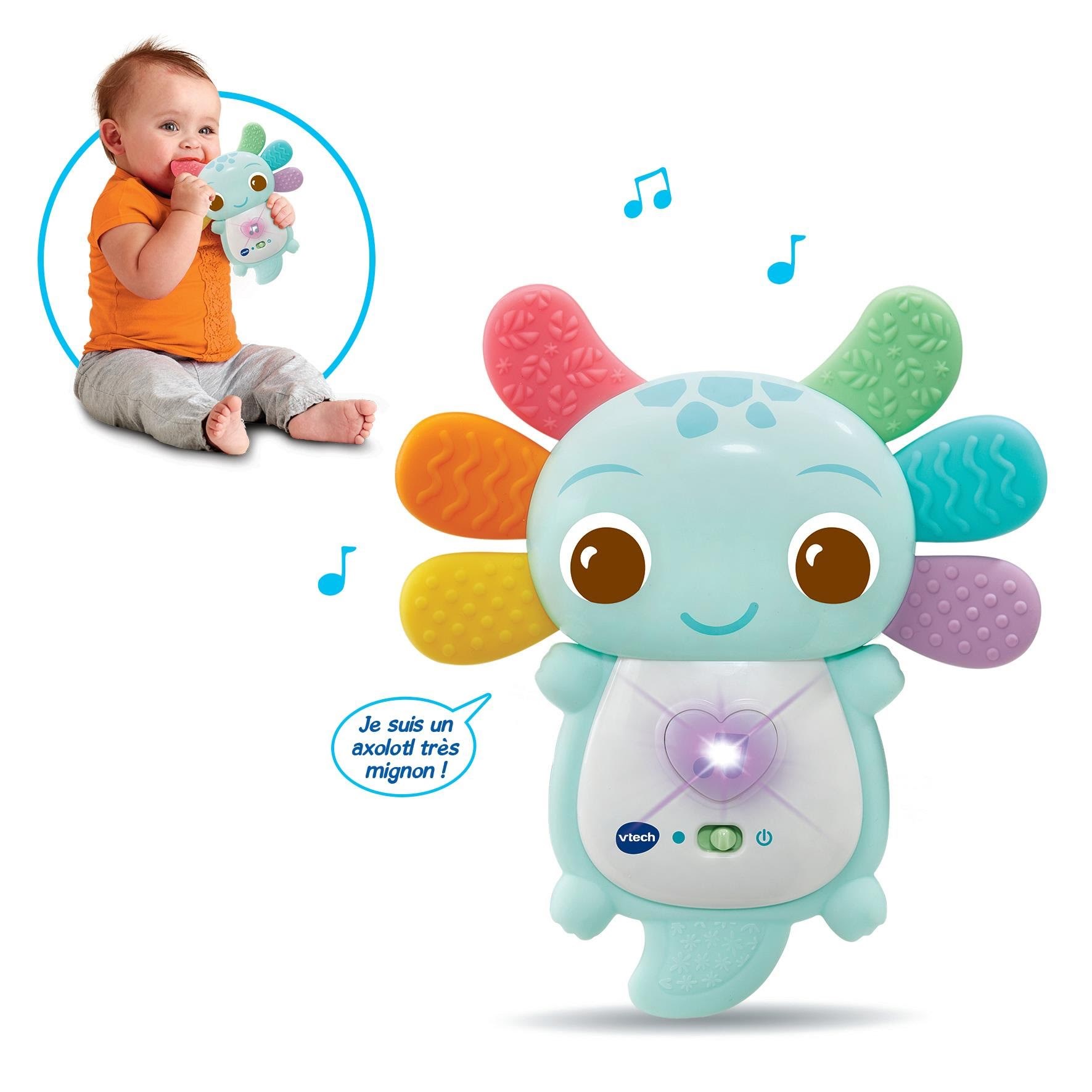 Vtech Baby Axolotl Rattle - Baby Spielzeug 80-586805