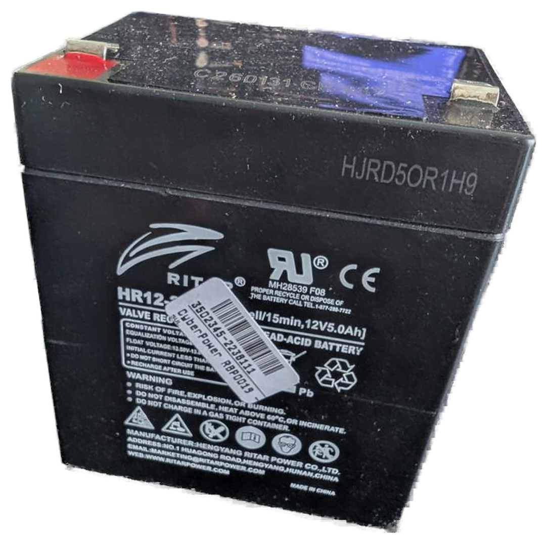Cyberpower Rbp0119 - Replacement Battery Pack | 12v | 12v/5ah - Usvs