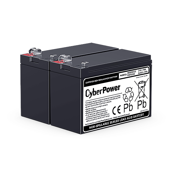 Cyberpower Rbp0146 - Replacement Battery Pack | 24v | 2x 12v/7ah - Usvs