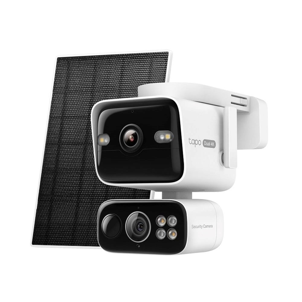 Tp-link Tapo C645d Kit Solarbetriebenes Dual-objektiv-schwenk-/neige-sicherheitskamera-kit - Smart Home