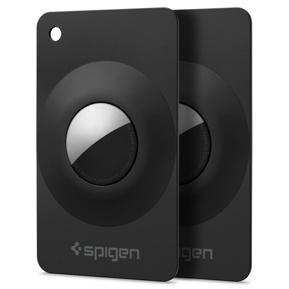 Spigen Airfit 2 2-pack Case For Apple Airtag 1/2 - Black - Handys Anderes Zubehoer