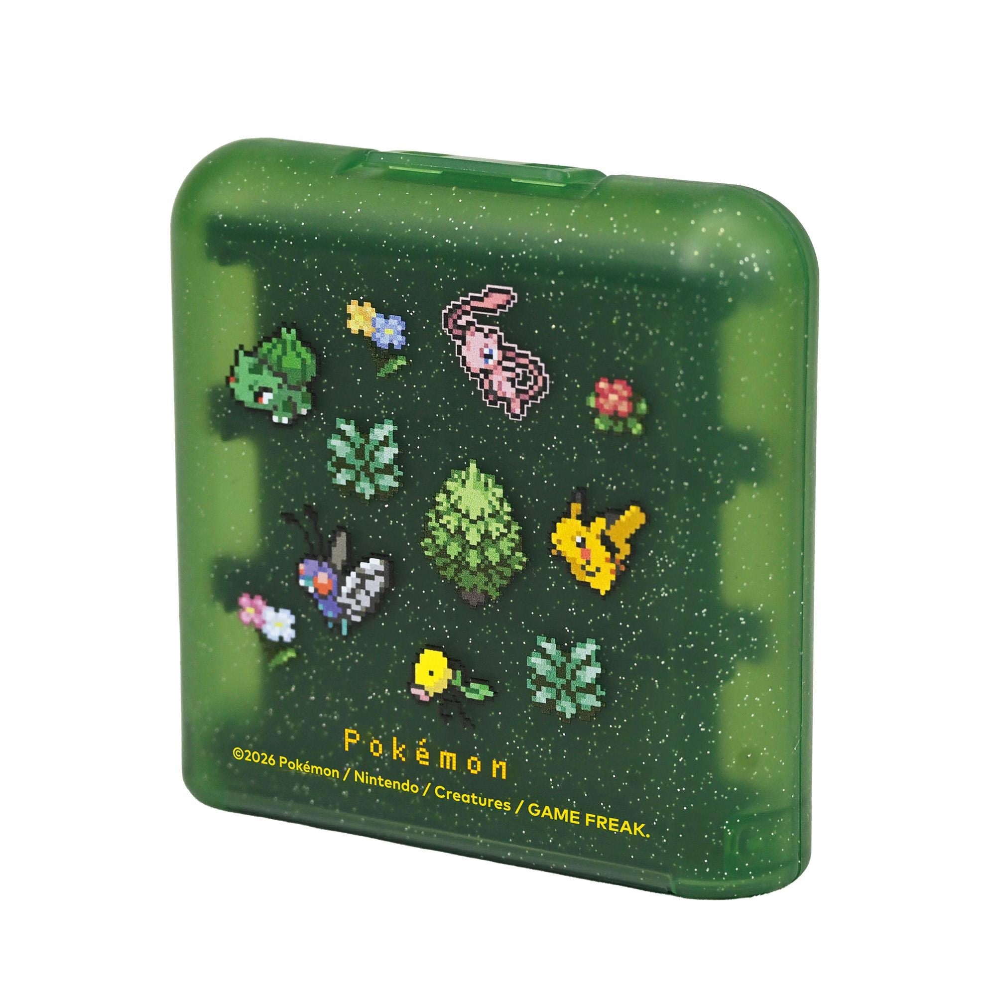 Hori 24-game Card Case - Pokémon Pixel Green - Nintendo Switch 2 - Nintendo Switch 2 - Gaming Zubehoer